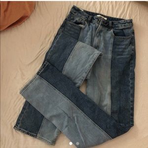 pacsun two toned jeans